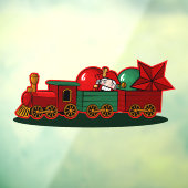 クリスマス装飾おもちゃの列車セット クリスマスの飾り ウィンドウサイン (シート3)