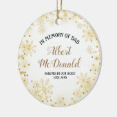 クリスマス装飾のパパの松の木 セラミックオーナメント (左)