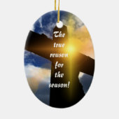 クリスマス装飾の本当の理由 セラミックオーナメント (裏面)