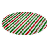 クリスマス装飾ストライプ品 カッティングボード (角)