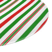 クリスマス装飾ストライプ品 カッティングボード (角)