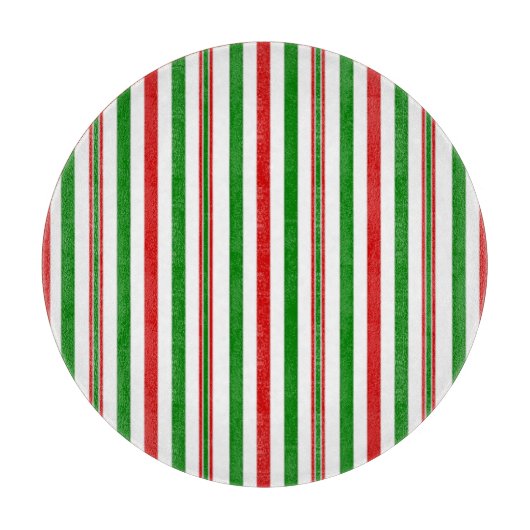 クリスマス装飾ストライプ品 カッティングボード (正面)