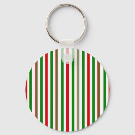 クリスマス装飾ストライプ品 キーホルダー
