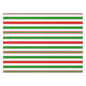 クリスマス装飾ストライプ品 テーブルクロス (正面(横))