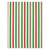 クリスマス装飾ストライプ品 テーブルクロス (正面)