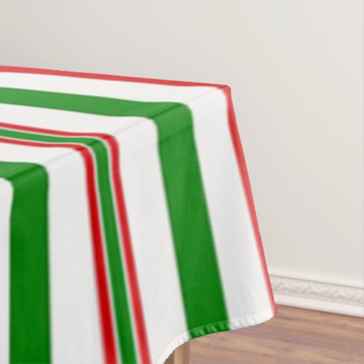 クリスマス装飾ストライプ品 テーブルクロス (インサイチュ)