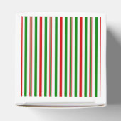 クリスマス装飾ストライプ品 フェイバーボックス (上部)