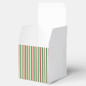 クリスマス装飾ストライプ品 フェイバーボックス (オープン)