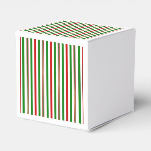 クリスマス装飾ストライプ品 フェイバーボックス (裏面サイド)