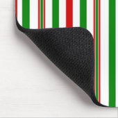 クリスマス装飾ストライプ品 マウスパッド (コーナー)