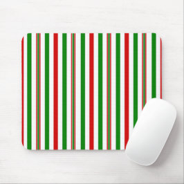クリスマス装飾ストライプ品 マウスパッド
