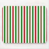 クリスマス装飾ストライプ品 マウスパッド (正面)