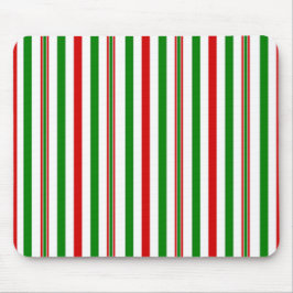 クリスマス装飾ストライプ品 マウスパッド