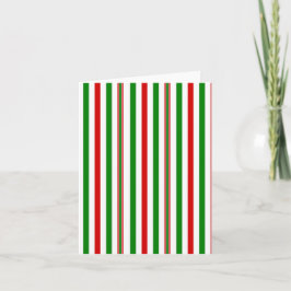 クリスマス装飾ストライプ品 招待状