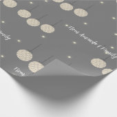 クリスマス装飾パターカスタムン ラッピングペーパー (角)