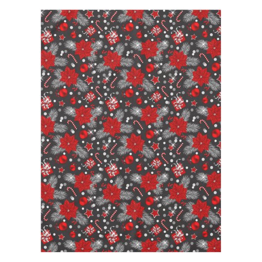 クリスマス装飾パターンデザイン テーブルクロス (正面)