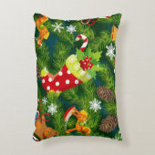 クリスマス装飾パターン アクセントクッション (正面(垂直))