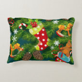 クリスマス装飾パターン アクセントクッション (裏面)