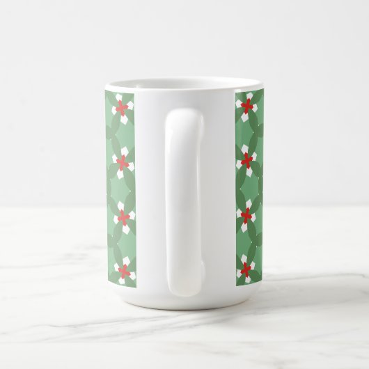 クリスマス装飾ピロー コーヒーマグカップ (ハンドル)
