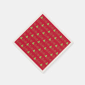 クリスマス装飾ホリデープリントスタンダードコクタ スタンダードカクテルナプキン (角)