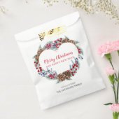 クリスマス装飾リース フェイバーバッグ (封をした状態)