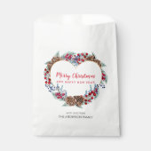 クリスマス装飾リース フェイバーバッグ (正面)