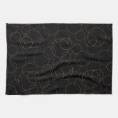 クリスマス装飾円 キッチンタオル (横)