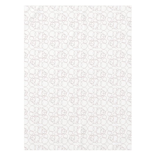 クリスマス装飾円 テーブルクロス (正面)