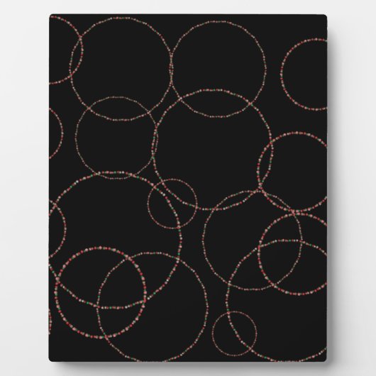 クリスマス装飾円 フォトプラーク (正面)