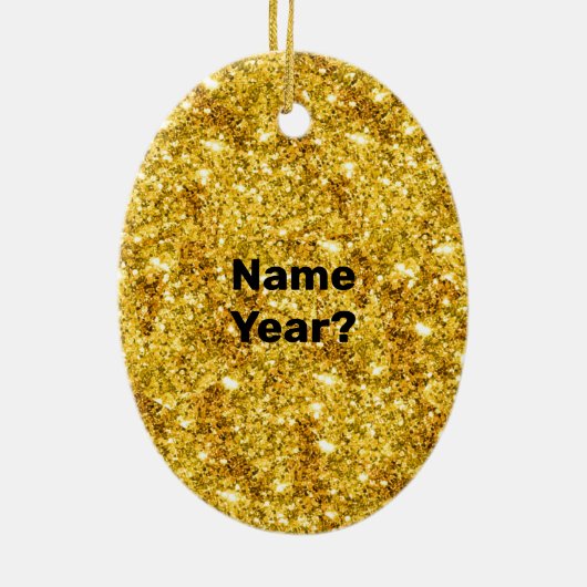 クリスマス装飾品に敬意を表する警察官 セラミックオーナメント (裏面)