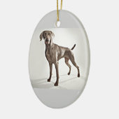 クリスマス装飾品 セラミックオーナメント (左)