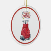 クリスマス装飾品 セラミックオーナメント (右)