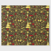 クリスマス装飾品 ラッピングペーパー (フラット)