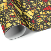 クリスマス装飾品 ラッピングペーパー (ロールコーナー)