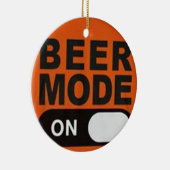クリスマス装飾品「飲みモード」 セラミックオーナメント (右)