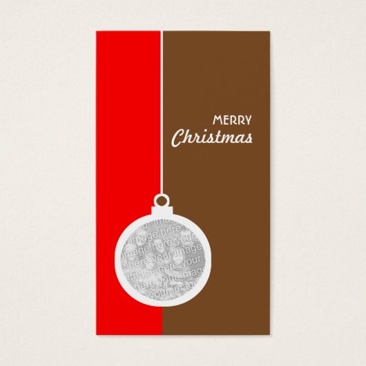 クリスマス装飾球 (正面)