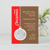 クリスマス装飾球 招待状 (スタンド正面)