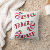 クリスマス装飾用クッションキャンディーケーン装飾用クッション クッション (ブランケット)