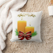 クリスマス装飾用クッションクリスマスキャンドル クッション (ブランケット)