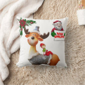 クリスマス装飾用クッションサンタ クッション (ブランケット)