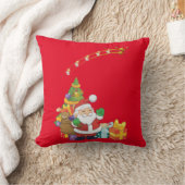 クリスマス装飾用クッションサンタ クッション (ブランケット)