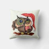 クリスマス装飾用クッションベビーフクロウとギフト クッション (裏面)