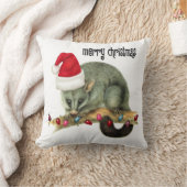 クリスマス装飾用クッションポッサム装飾用クッション クッション (ブランケット)