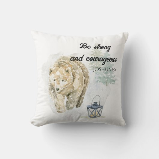 クリスマス装飾用クッションポーラーベア クッション (正面)