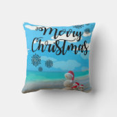 クリスマス装飾用クッション雪だるま クッション (裏面)