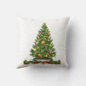 クリスマス装飾用クッション、クリスマスツリー クッション (裏面)