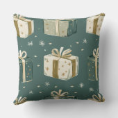 クリスマス装飾用クッション-フェスティバルホリデーデコール クッション (裏面)
