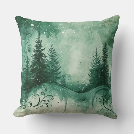 クリスマス装飾用クッション-フェスティバルホリデーデコール クッション (正面)