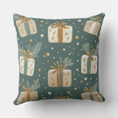クリスマス装飾用クッション-フェスティバルホリデーデコール クッション (裏面)