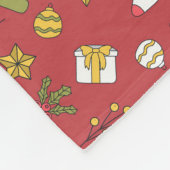 クリスマス装飾用クッション フリースブランケット (角)